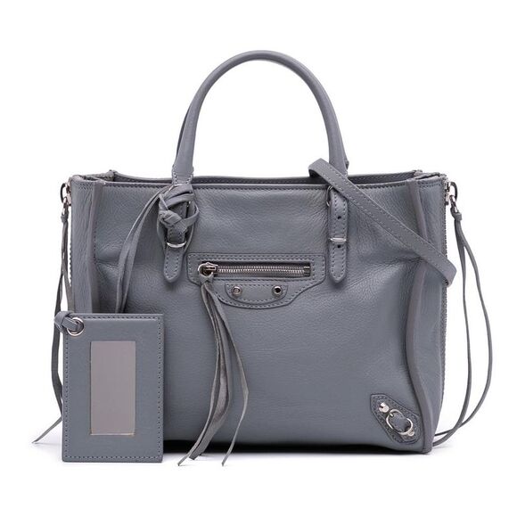 Pre Loved balenciaga Women Gray Satchel - Picture 1 of 8
